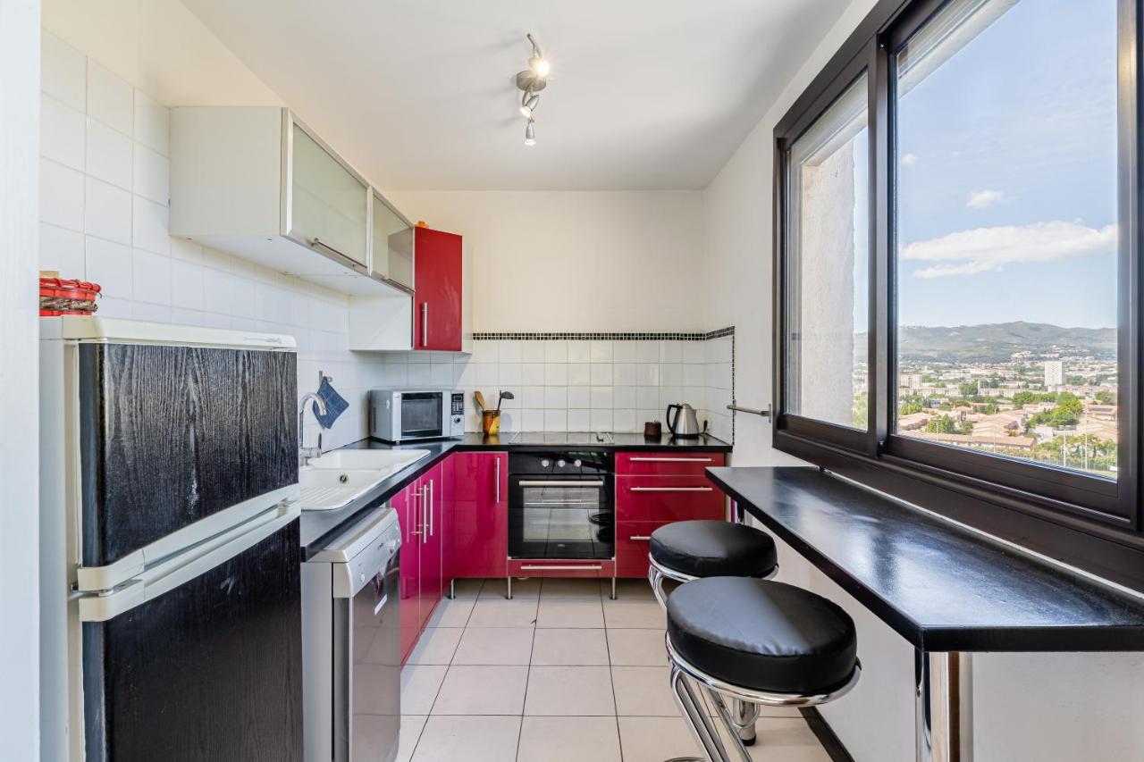 Park & Suites -Wifi-Netflix-Vue Marseille Luaran gambar
