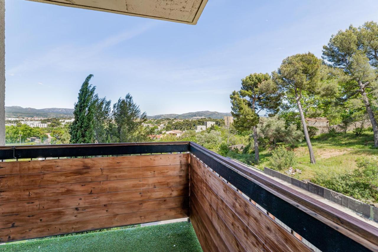 Park & Suites -Wifi-Netflix-Vue Marseille Luaran gambar