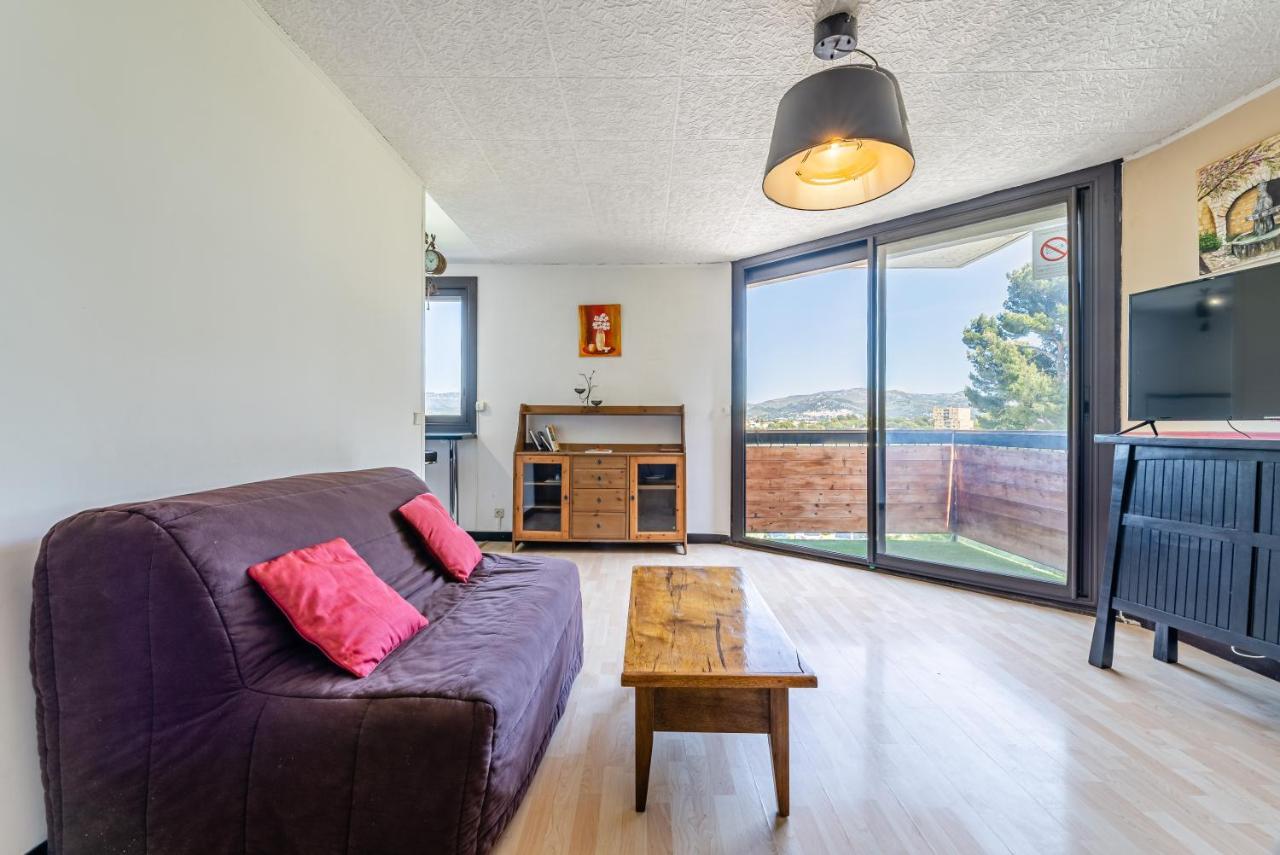 Park & Suites -Wifi-Netflix-Vue Marseille Luaran gambar