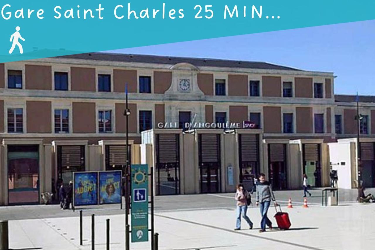Park & Suites -Wifi-Netflix-Vue Marseille Luaran gambar