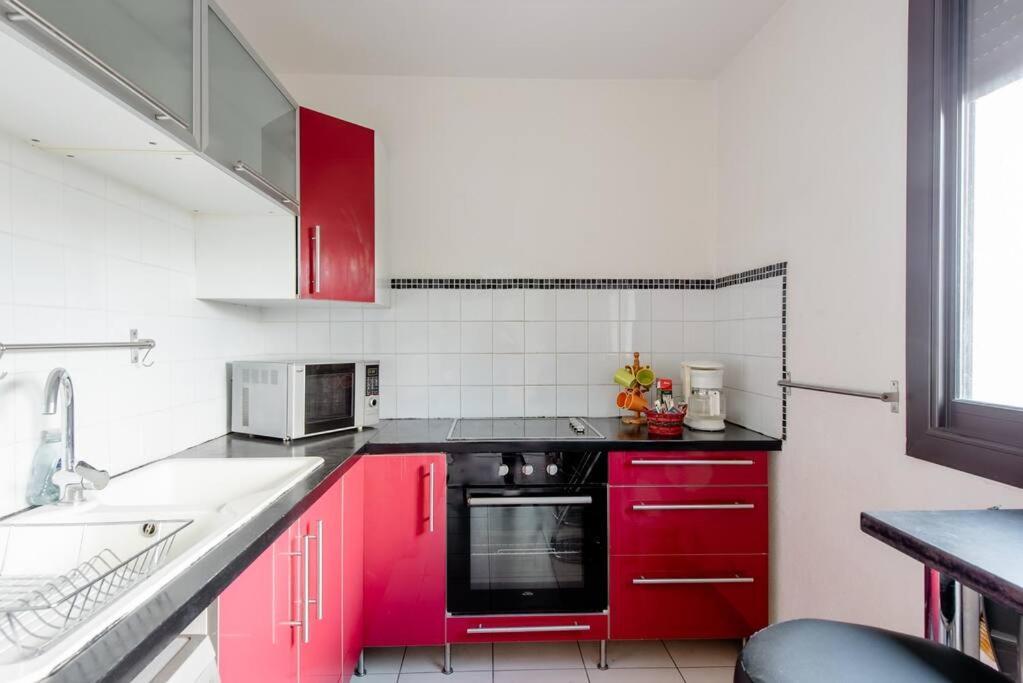 Park & Suites -Wifi-Netflix-Vue Marseille Luaran gambar